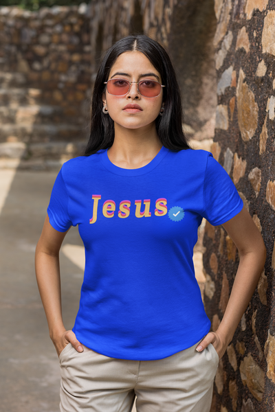 Jesus Verified Short Sleeve Unisex Short Sleeve T-shirt