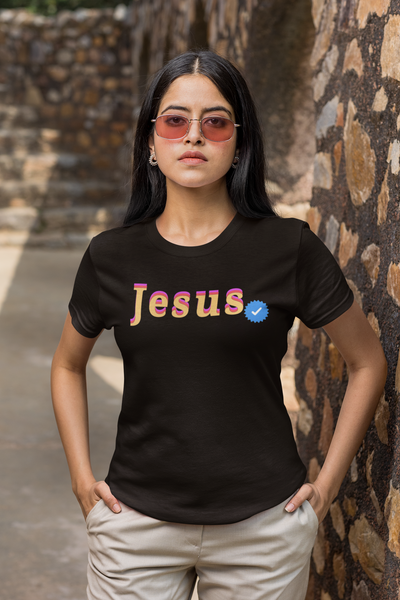 Jesus Verified Short Sleeve Unisex Short Sleeve T-shirt