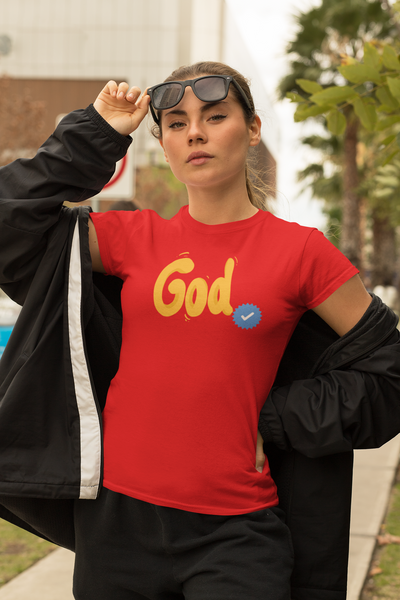 Unisex GOD Verified short sleeve t-shirt